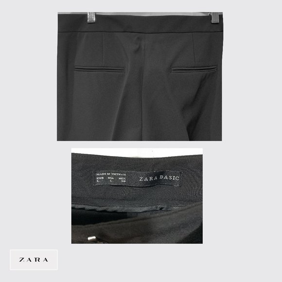 ZARA cropped pants Mid-rise - Picture 2 of 2